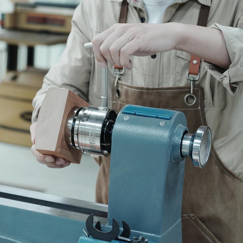 BMTURNING 2" 50mm Faceplate Ring for Woodturning Lathe Chucks, allows the workpiece to be securely clamped by the chuck's dovetail jaws,Compatible with Super NOVA 2, G3. - Image 5